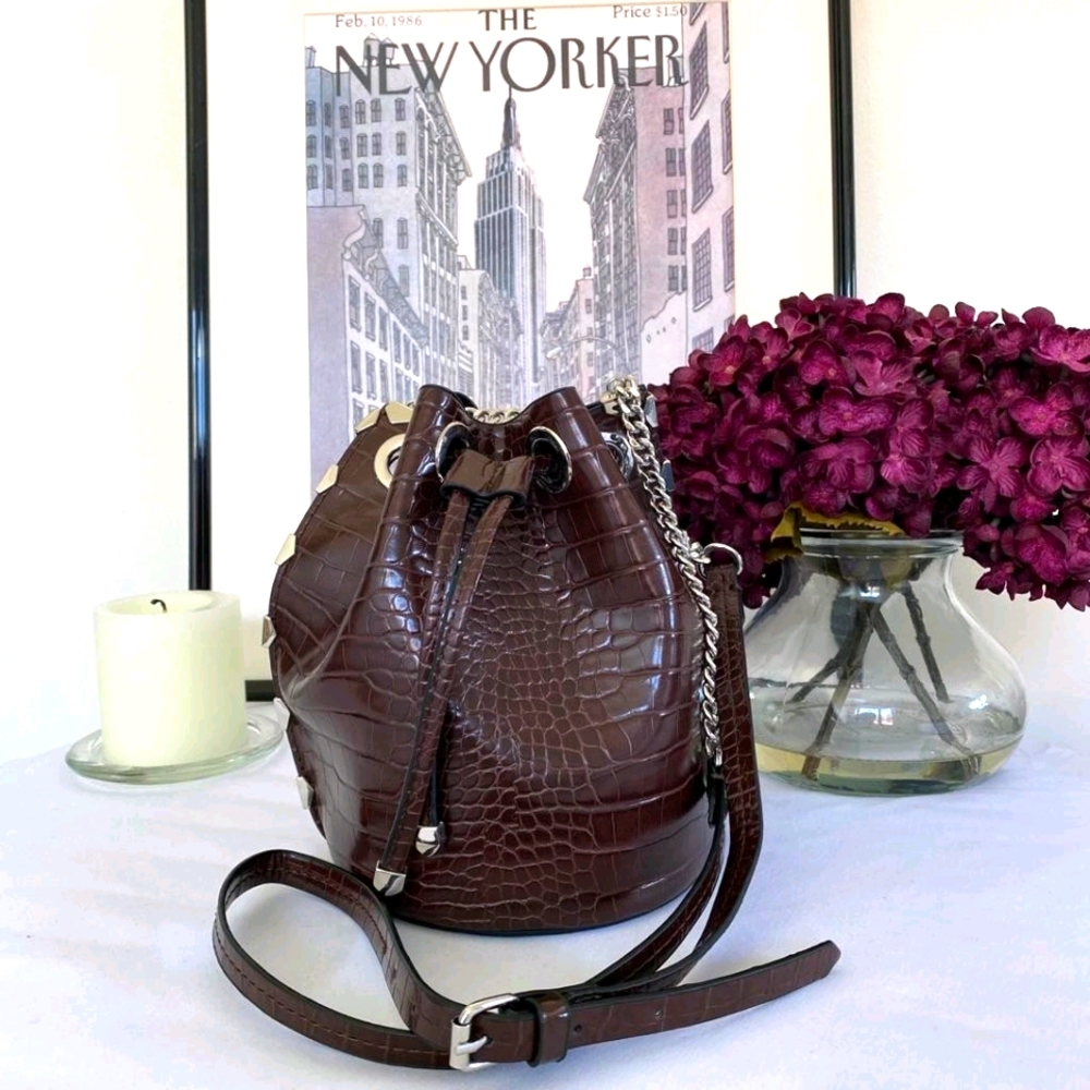 Crossbody Bucket Bag